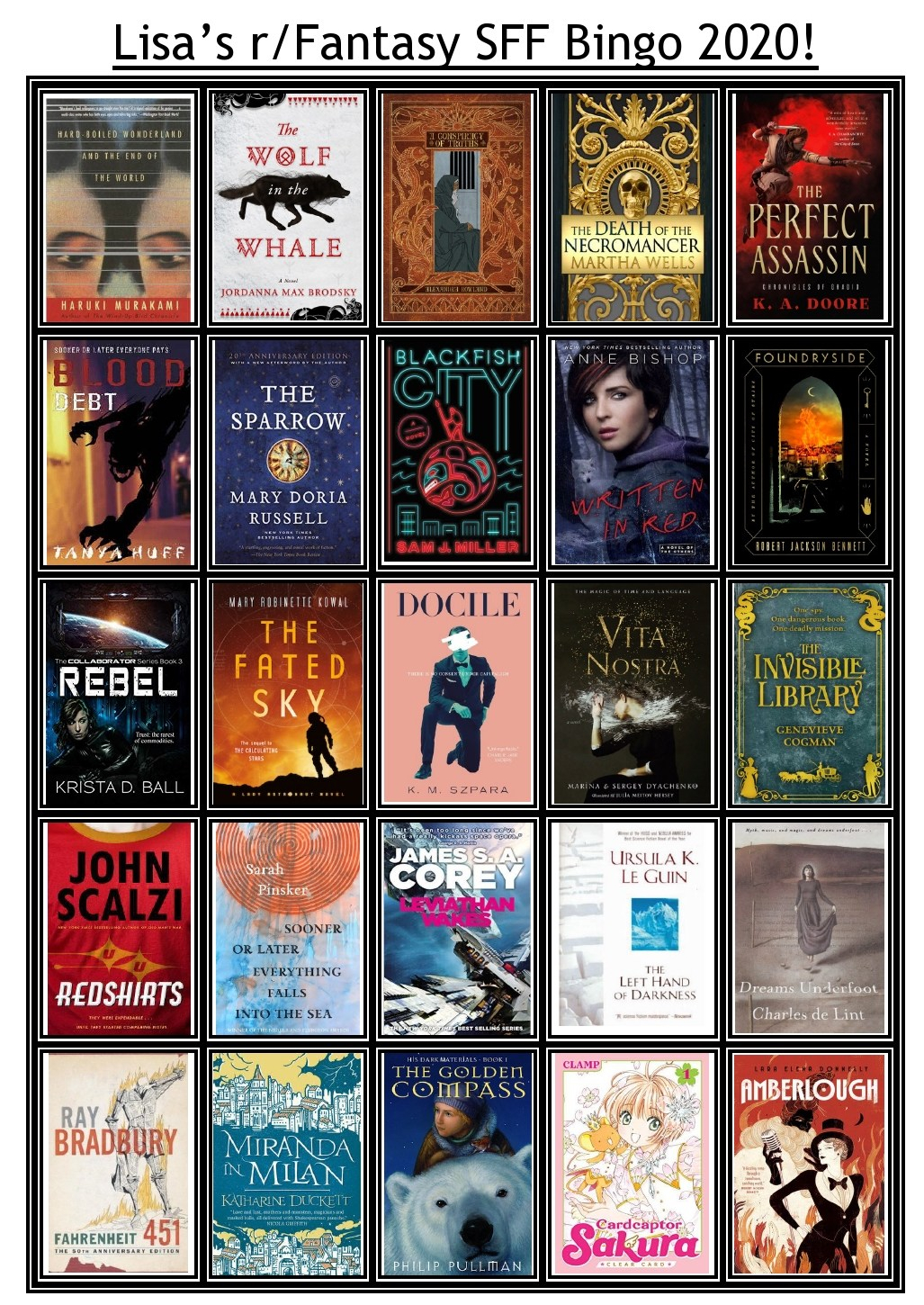 OFFICIAL R FANTASY 2024 BOOK BINGO CHALLENGE visual data 4